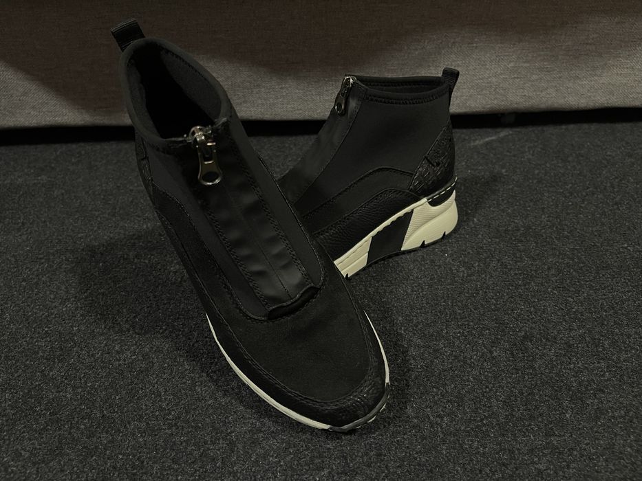 RIEKER botine de damă sport negre