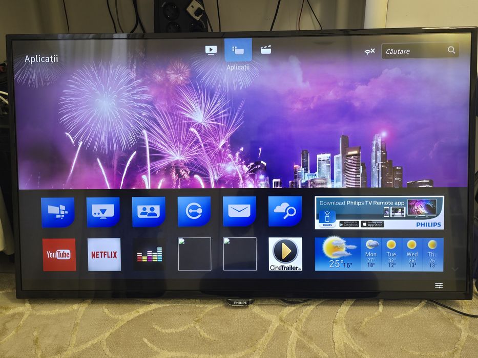 Vand tv Philips  smart 43PUH6101