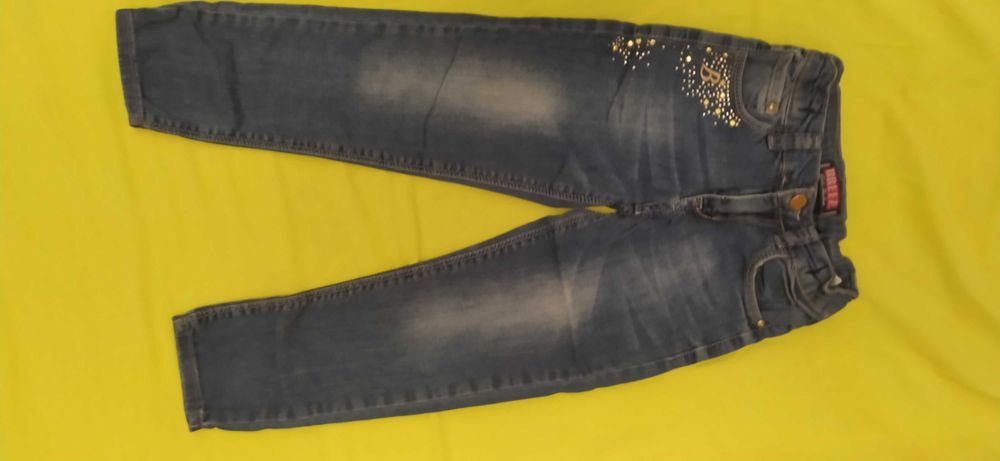 Дънки за момиче, като нови- лот 4 броя