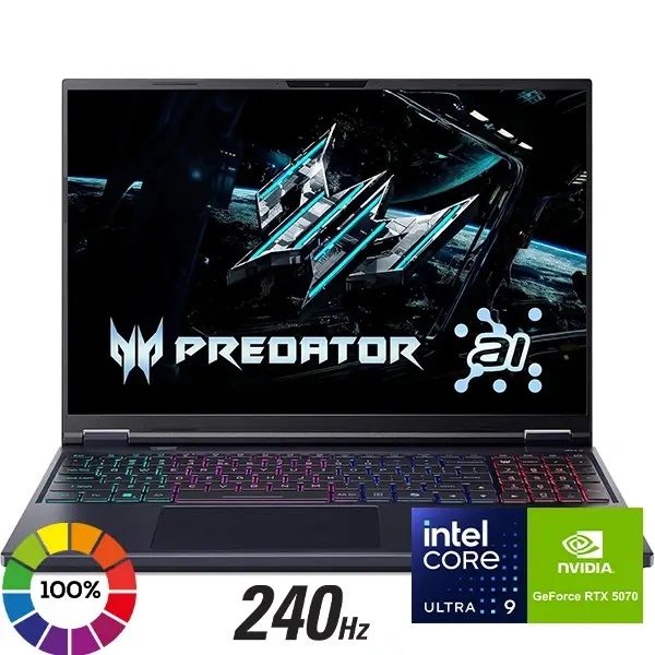 Acer Predator ultra9-275hx Rtx 5070