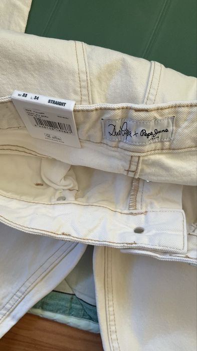 Бели дънки Dua Lipa X PEPE JEANS