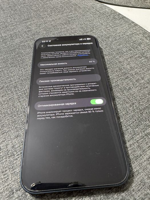 Iphone 13 -256 темно синий .