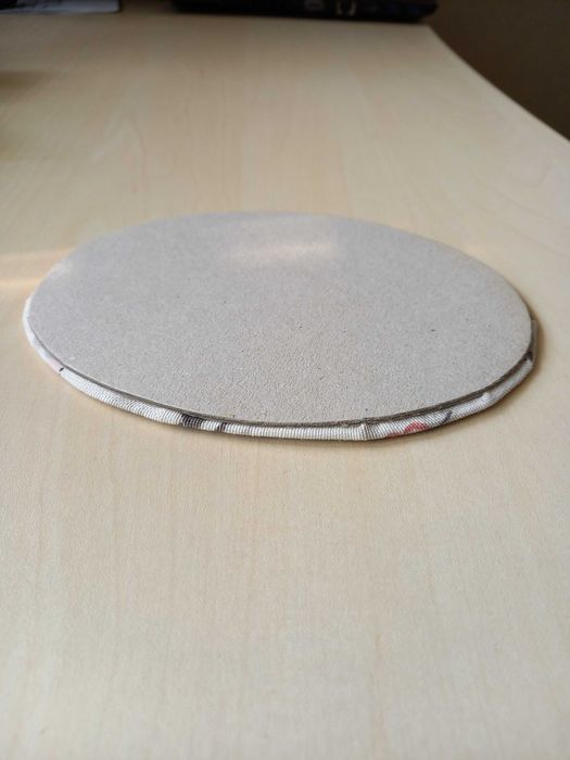 Компл. свещници или вазички стъкло с флорална текстилна декор поставка