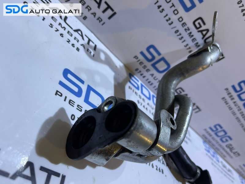 Teava Conducta Furtun Retur Ulei Turbo Turbina Turbosuflanta Peugeot 407 2.7 HDI 2003 - 2010 Cod 4U3Q-6720-CB 4U3Q-6A804-BA