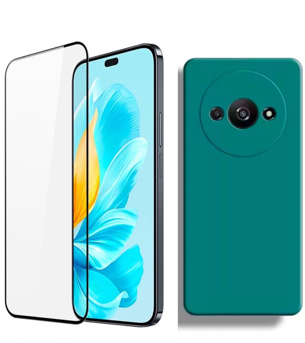 Husa X LEVEL TPU Catifea + Folie Sticla Xiaomi Redmi A3/A5/14C/13C/14C