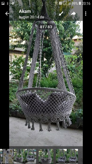 Makramel kachela sotiladi har hil rangda va razmerda zakaz olamiz