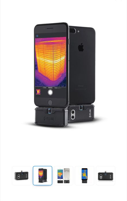 Flir One Pro, camera termoviziune, IOS, iphone, lighting