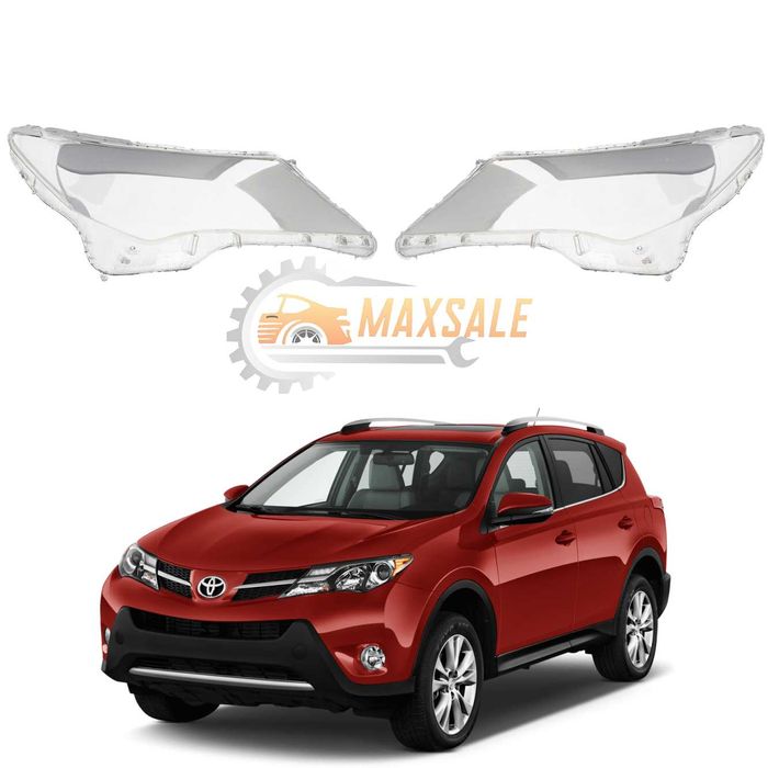 Капаци фарове Toyota RAV4 (13-15) фар тойота рав4 комплект стъкло джип