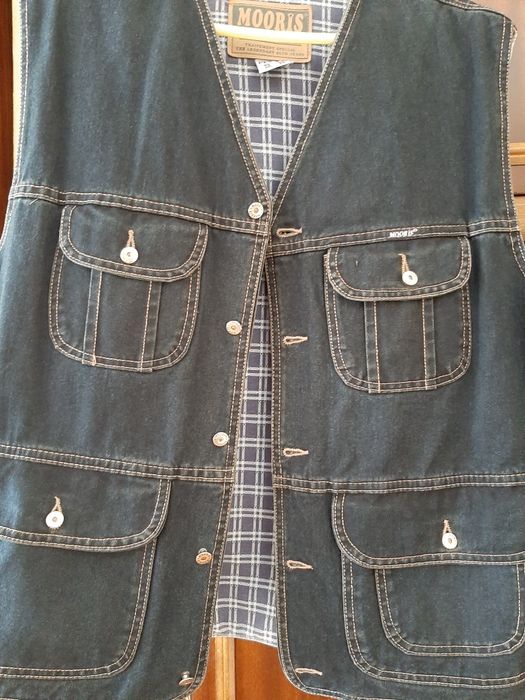 Мъжки дънков елек