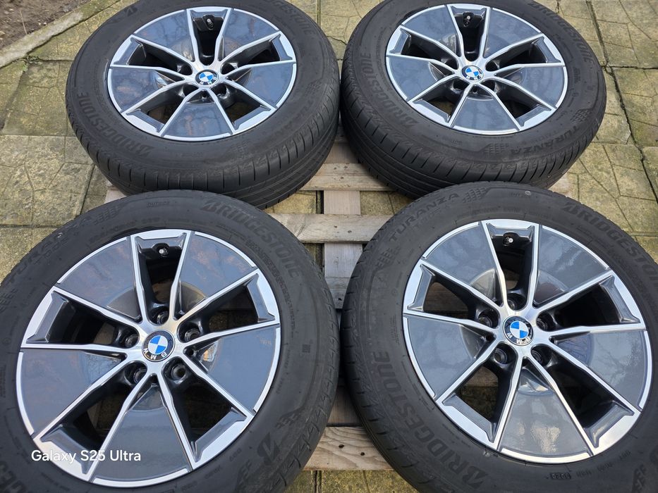 Лети джанти 16ки 5х112 BMW + летни гуми 205/60/16 Bridgestone