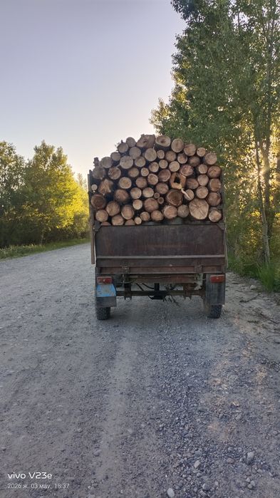 Продам дрова чурками и долгатём .