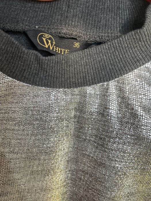 Комбинированное платье размер S