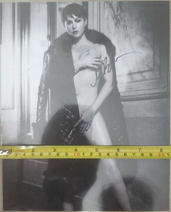 Fotografie\Poster autograf original Monica Bellucci 20x25 cm