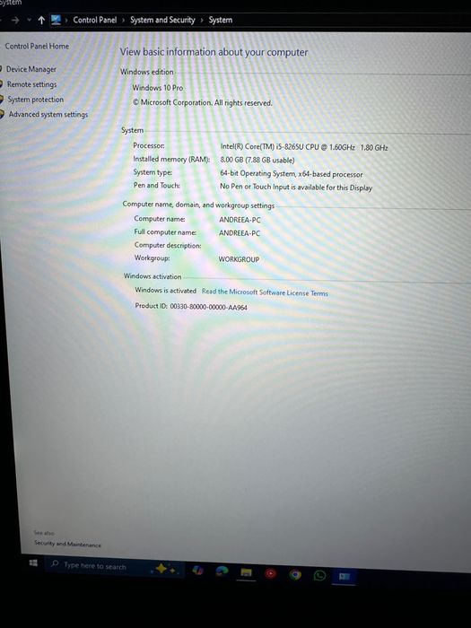Laptop Dell Inspiron 3780 - Office, light gaming, functional