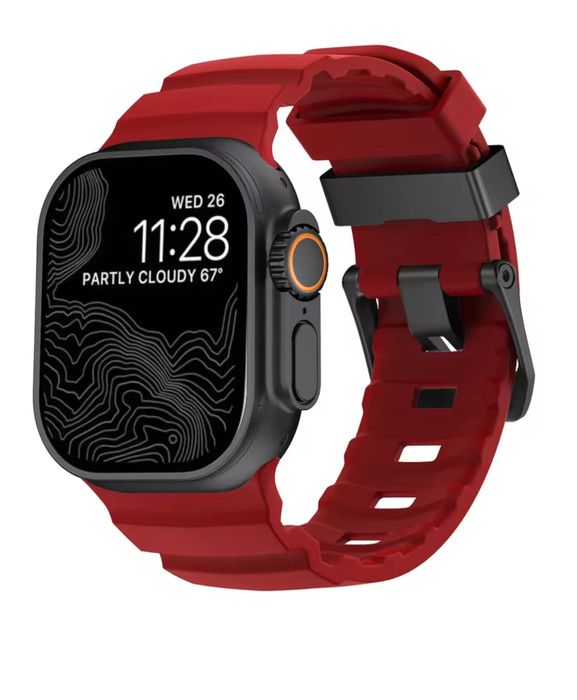 Curea Husa Incarcator Full Silicon Iphone Apple Watch Ultra