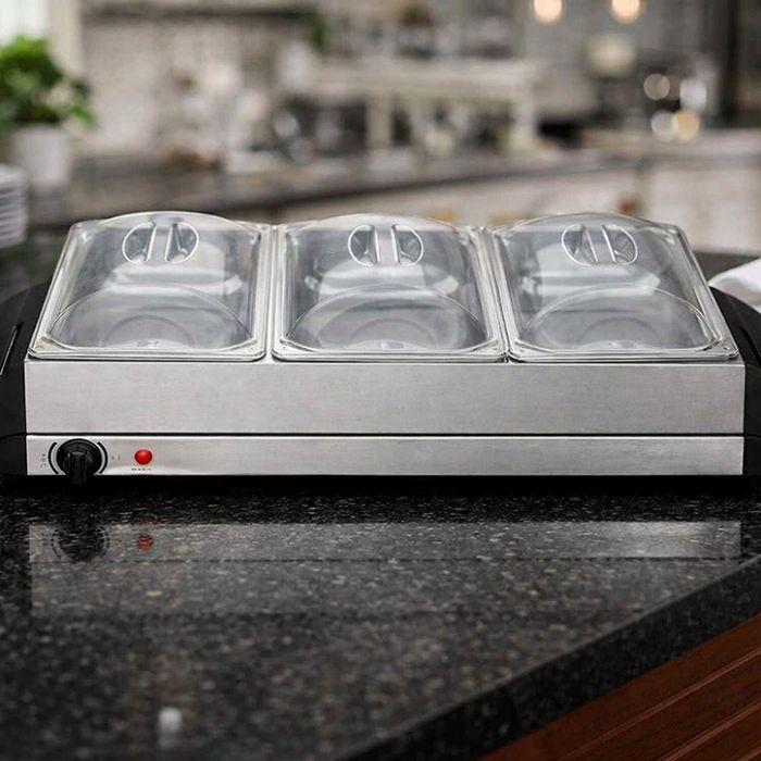 Електрически нагревател за бюфет 2 в 1 - винаги топла храна