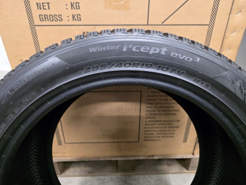 255/45/19 & 285/40/19 4бр.Hankook Winter-Неразличими от НОВИ-DEMO-KOREA