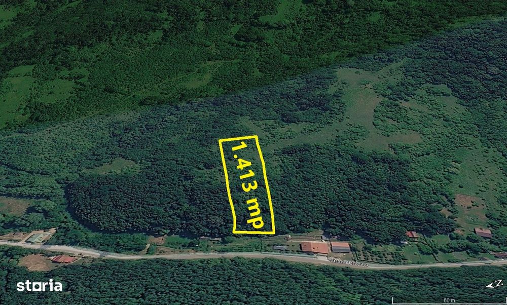 1.413mp extravilan Valea Vețelului zonă retrasă