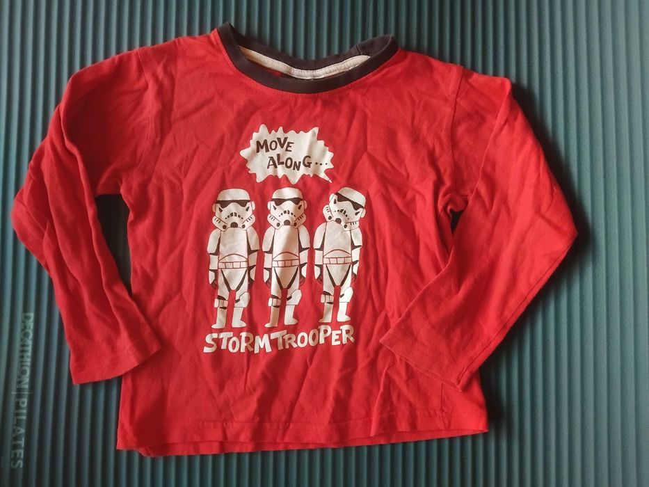 Star Wars оригинална детска блуза с дълъг ръкав 128-134 см.