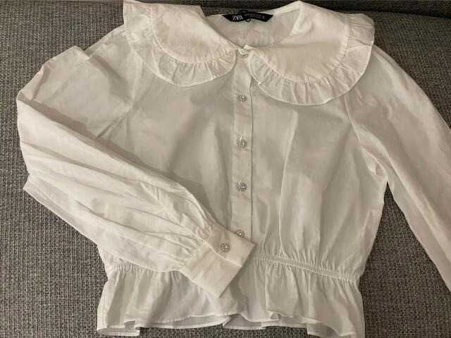 Риза с камъчета Zara, S