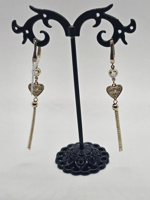 Vand cercei din aur 14 k 5.04 g cod 415