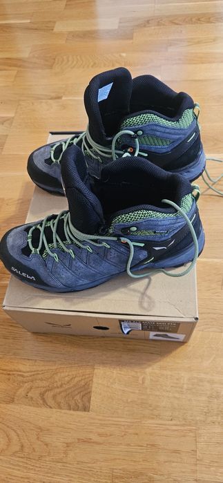 Туристически обувки Salewa Ms Alp Mate Mid Wp  Тъмносин