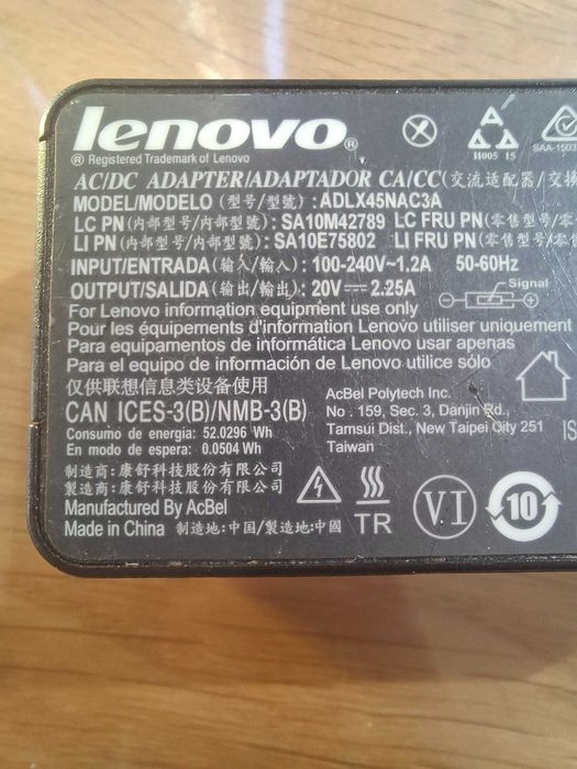 Alimentator Laptop Lenovo