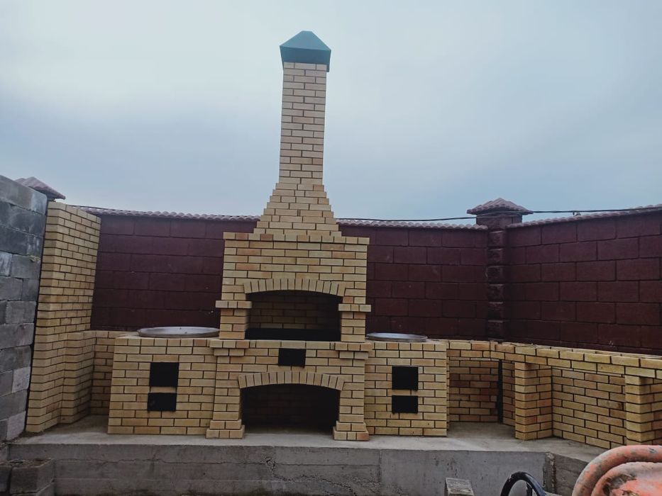 Комплексные печи барбекю