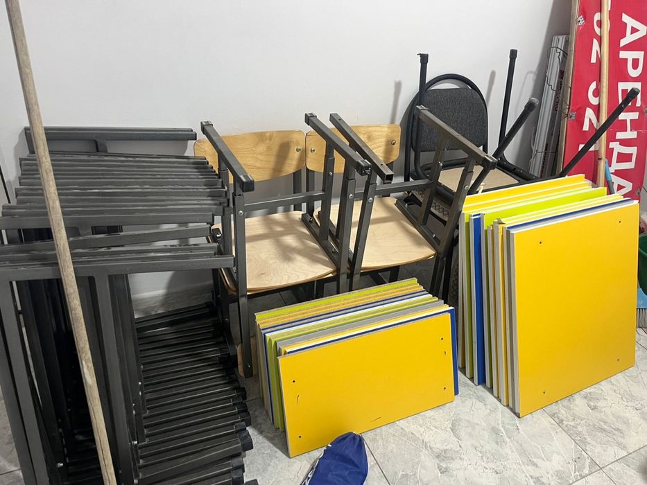 Парта столымен сатылады