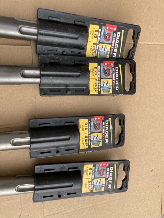 Burghiu Beton Diager Ultimax 646 SDS-Max  Franta 16,20,250mm Grosime