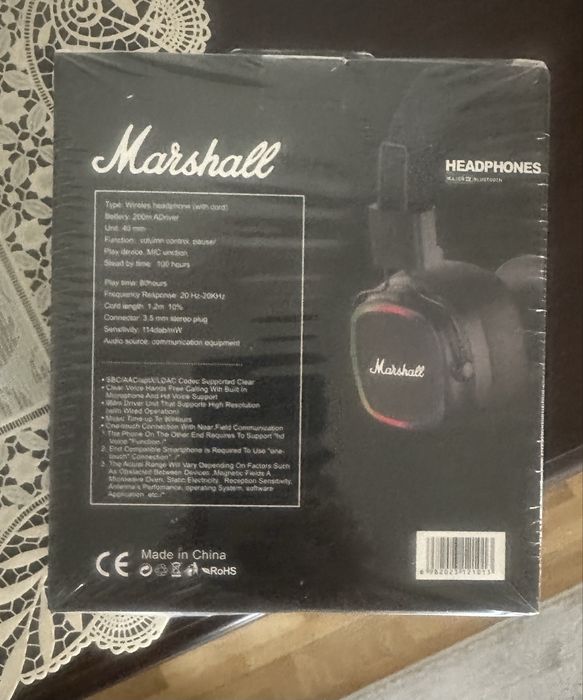 Продам наушники Marshal Major VI