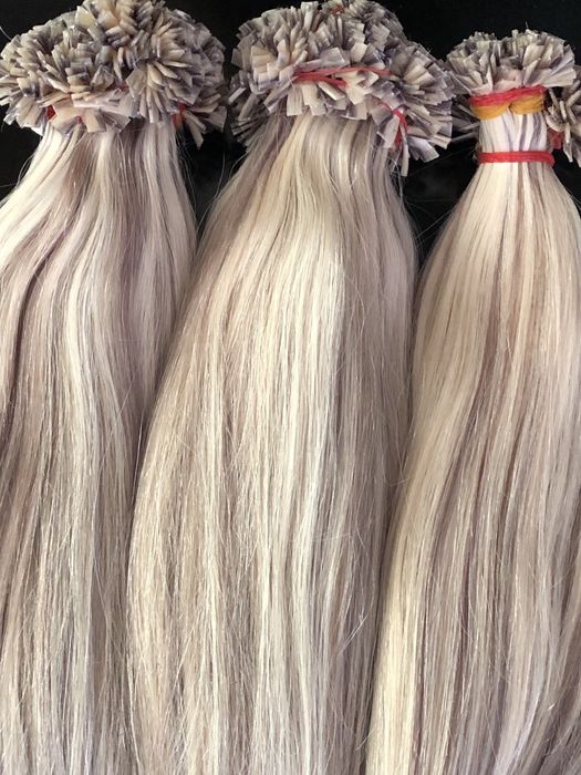 Естествени коси 120гр  първо качеството  промоция 280 лева