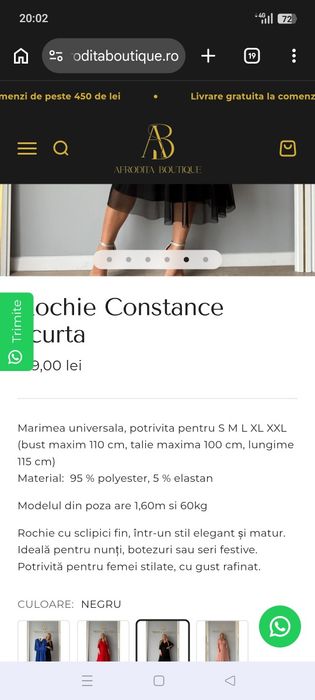 Rochie de seara universala