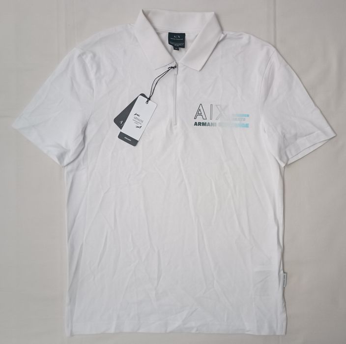 Armani Exchange Polo Shirt оригинална тениска XS памук поло фланелка
