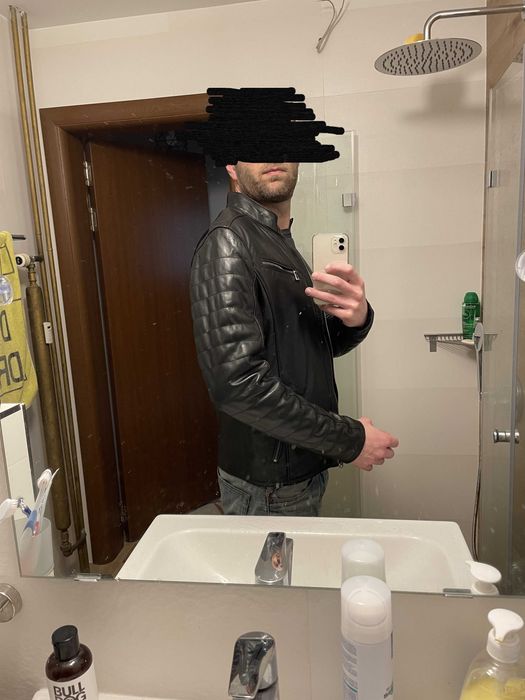 Кожено яке ново агнешка кожа