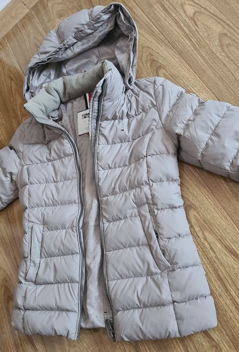 Geaca Tommy Jeans Gri Puf XS