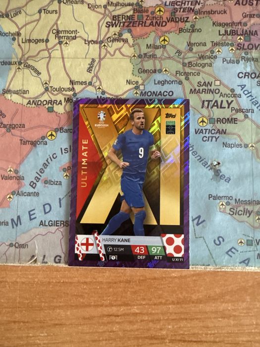 Хари Кейн topps картичка