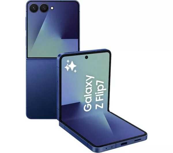 Samsung Galaxy Z Flip 7 5G 512GB Blue / Jet Black Гаранция!