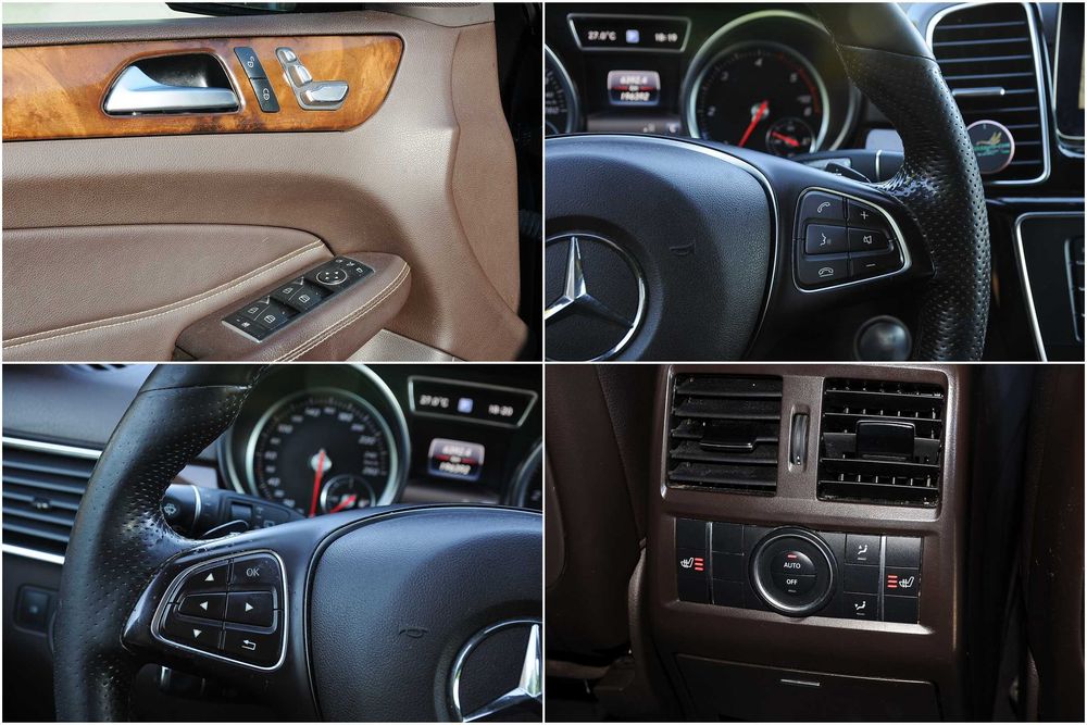 MERCEDES GLE 350 4Matic 2018 3.0CDi 258 CP E6 4x4 Clima Camera Piele Navi LED, 196.000 km primul proprietar de noua 35.000 €