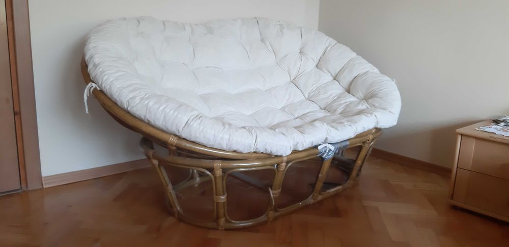 Плетено бамбуково кресло