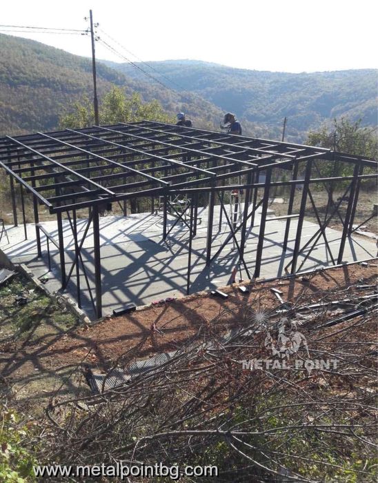 Метални конструкции за къщи навеси и гаражи