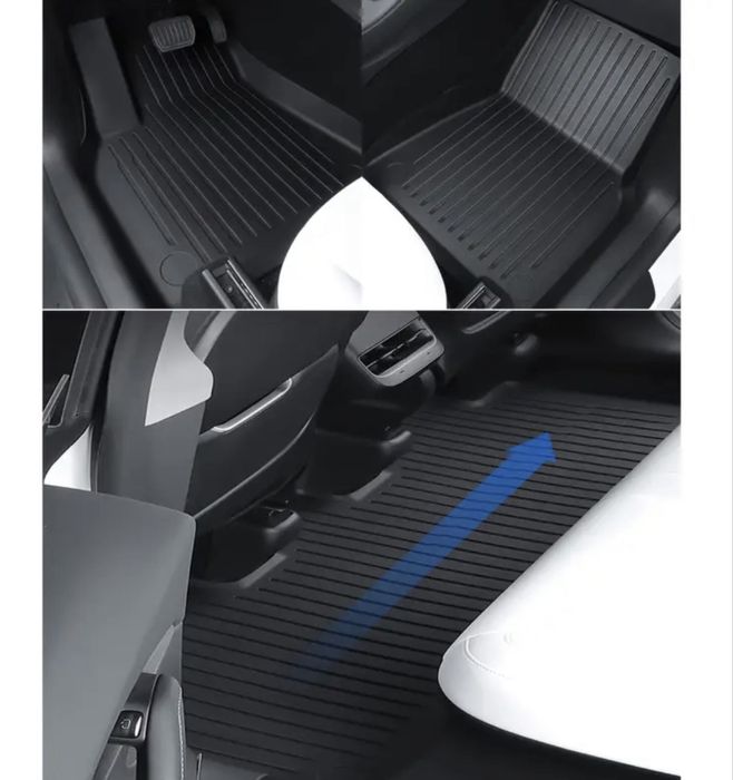 Set 4 covorase auto cauciuc tesla model 3