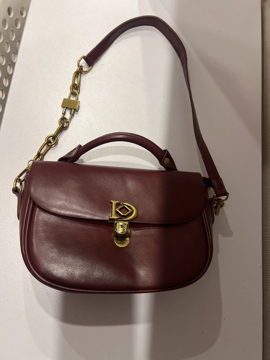 Сумочка бордовый цвет