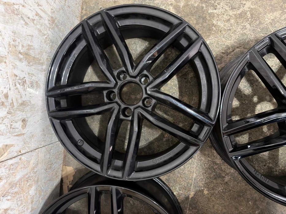 Jante negre 18 5x112 ET49 Mercedes C E GLC A CLA senzori gratis