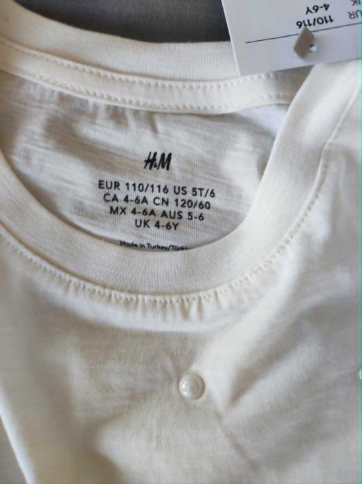 Сет от дънки с блузка H&M, Размер 116-122