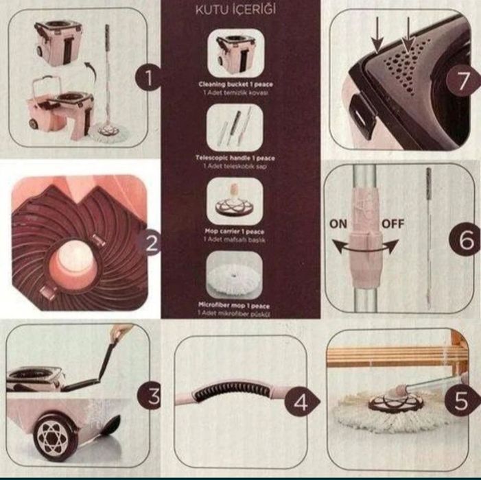 Даставка бесплатная. Набор для швабры аригинал