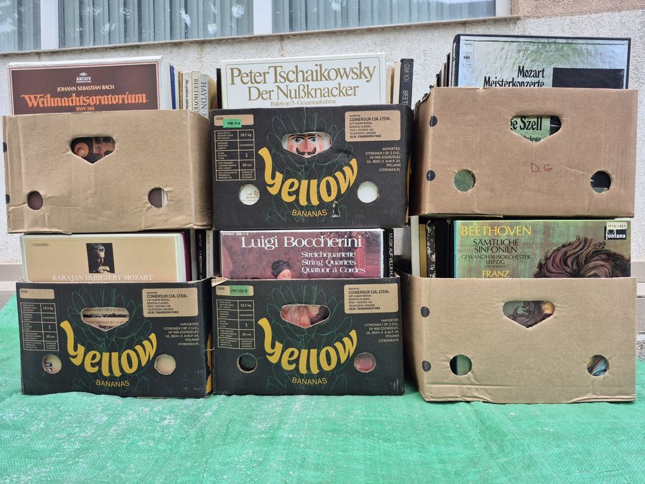Vând lot 500Lp muzică clasică colectie mixta 3 lei un disc vinil