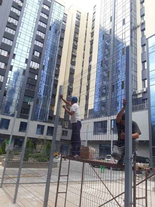 Профессиональный монтаж 3D Заборов (3D панелей, 3D Сетки, 2D Сетки)