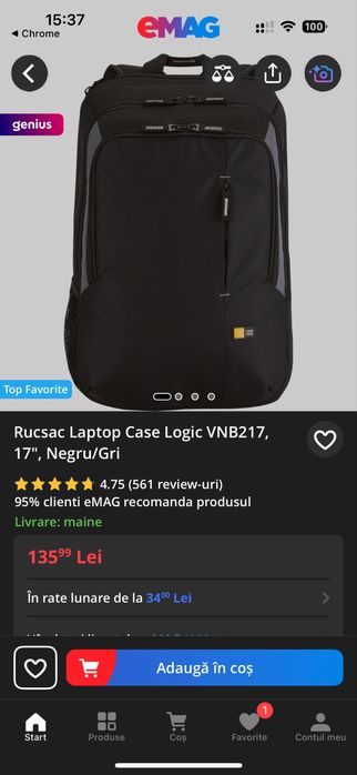 Rucsac Case Logic 17