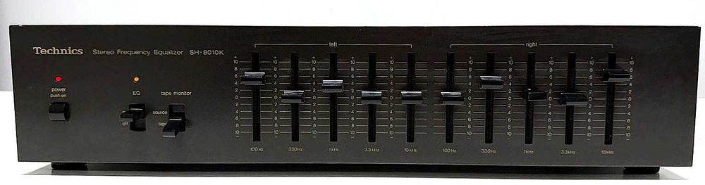 Technics SH 8010 – Egalizator Grafic 5 Benzi – 100 Hz - 10 Khz Stereo